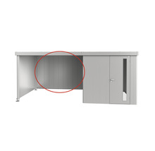 Magazie metalică pentru unelte cu extensie și ușă