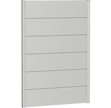 Element de protecție a intimității din aluminiu cu lamele orizontale