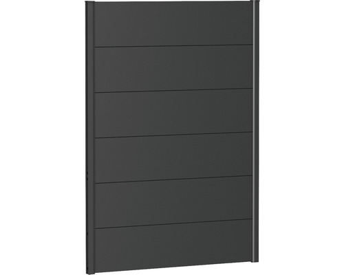 Panou grădină Biohort 100x135 cm gri închis metalizat Element de gard din aluminiu