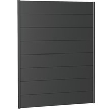 Element de protecție vizuală din aluminiu cu aspect de panou orizontal