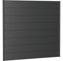 Element de gard cu panouri orizontale pentru grădină