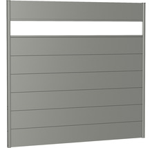 Gard de grădină din aluminiu cu protecție pentru intimitate
