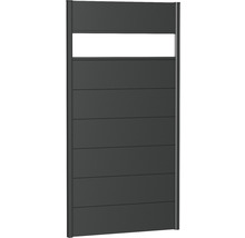 Element de gard din aluminiu cu bandă luminoasă