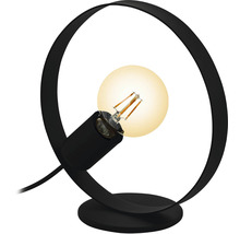 Lampă de birou cu cadru circular și bec