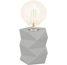 Lampă de masă decorativă cu bază geometrică și bec