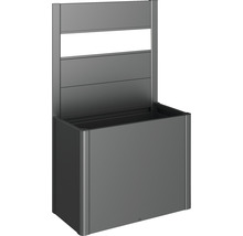 Jardinieră înaltă din aluminiu cu spalier