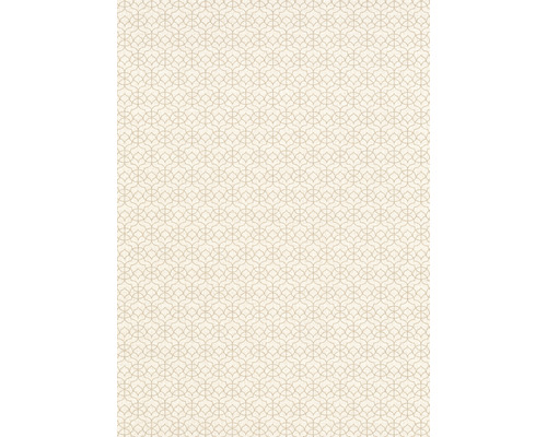 Tapet vlies Code Nature model grafic bej 10,05x0,53 m Tapet cu model geometric filigranat