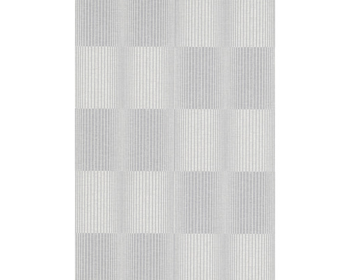 Tapet vlies Code Nature model geometric gri 10,05x0,53 m Tapetă cu model în dungi, dispus în șah