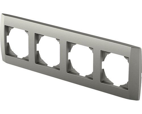 Cadru cvadruplu pentru întrerupătoare și prize