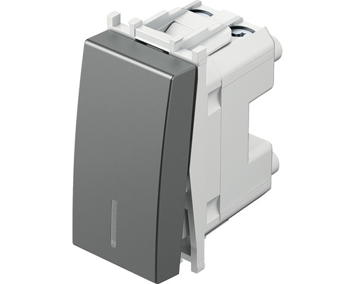 Inserție întrerupător gri