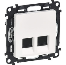 Priză date RJ45 dublă Legrand Valena Life CAT6, alb