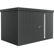 Cabină de grădină modernă din metal cu ușă și fereastră