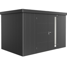 Cabină de grădină metalică cu ușă și fereastră laterală