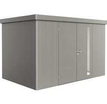 Magazie grădină Biohort Neo 2D metal ușă dublă 348x236 cm gri-cuarț metalizat