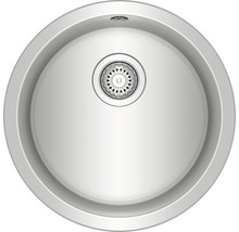 Chiuvetă rotundă din oțel inoxidabil cu scurgere