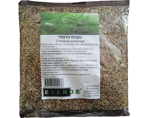 Semințe trifoi roșu Everde 0,5 kg