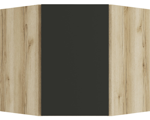 Față dulap inferior de colț cu structură din lemn