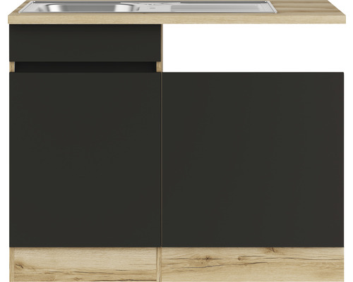 Dulap inferior de bucătărie cu chiuvetă și două uși