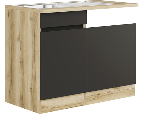 Chiuvetă de bucătărie cu dulap inferior și două uși