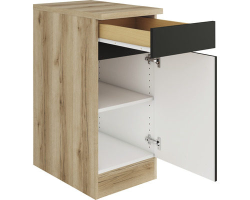 Dulap inferior cu sertar, ușă și rafturi