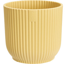 Mască ghiveci elho Vibes plastic Ø 11,1 cm H 10,5 cm galben