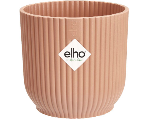 Ghiveci de flori canelat cu logo Elho