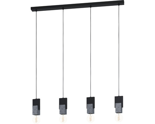 Lumină suspendată cu patru becuri