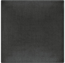 Panou decorativ tapițat Kingston gri închis 30x30 cm