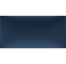 Panou decorativ tapițat Riviera albastru închis 30x60 cm, aspect de catifea