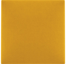 Panou decorativ tapițat Mat Velvet galben 30x30 cm