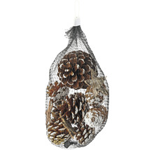 Conuri de pin decorative în plasă pentru decorare