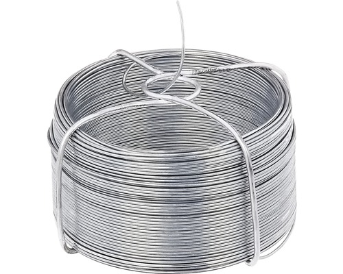 Bobină sârmă zincată, 1200, 1,1 mm/50 m, zincată Sârmă de legat din oțel într-o bobină