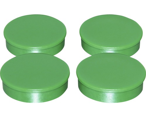 Magneți de organizare Industrial 30mm verde, set 4 bucăți