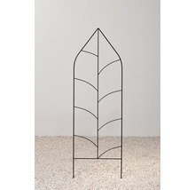 Spalier decorativ metal, Alexa, 29x180 cm, negru-thumb-0