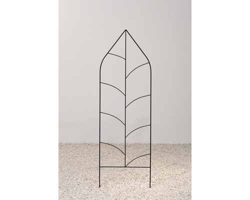 Spalier decorativ metal, Alexa, 29x180 cm, negru