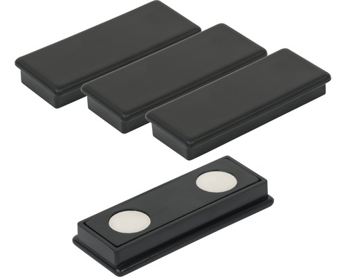 Set de închidere magnetică, format din patru părți