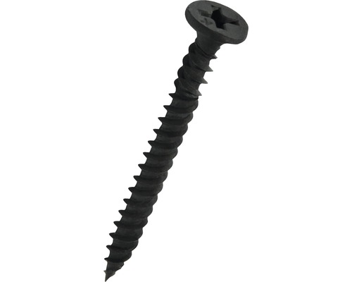 Șurub autofiletant KNAUF Ø 3,5mm 45mm 1000 bucăți Șurub negru pentru gips-carton cu cap cruce