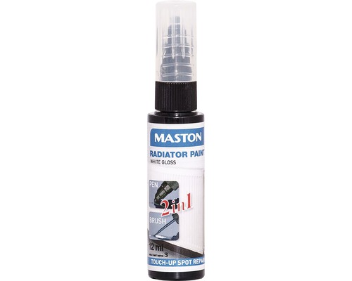 Creion corector vopsea pentru radiator Maston Touch-up Spot Repair alb lucios 12 ml