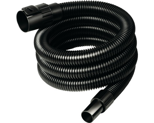 Furtun negru pentru aspirator cu conectori la ambele capete.