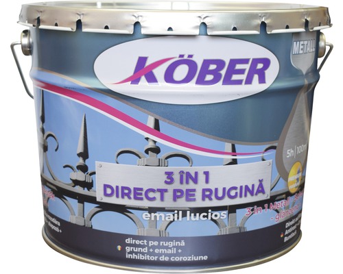 Köber vopsea pentru metal 3 în 1, direct pe rugină
