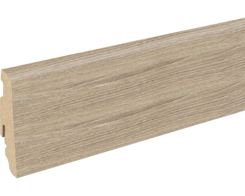 Plintă MDF SKANDOR FU60L stejar Whitewashed 2400x58x19 mm Plintă cu decor de lemn