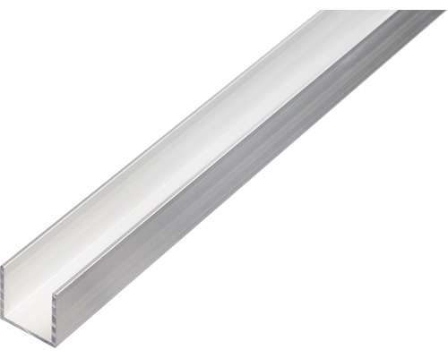 Profil aluminiu tip U Alberts 25x25x25x2 mm, lungime 1m Profil U din aluminiu