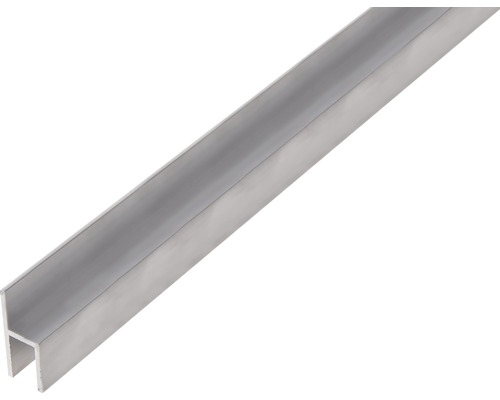 Profil aluminiu tip „h” Alberts 26x11x1,5 mm, lungime 1m, argintiu, eloxat Profil aluminiu tip „h” Alberts 26x11x1,5 mm, lungime 1m, argintiu, eloxat