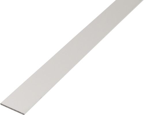 Platbandă aluminiu Alberts 50x3 mm, lungime 1m, eloxat