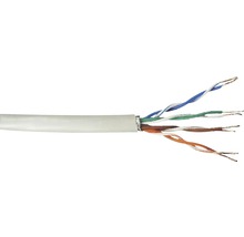 Cablu rețea date FTP Cat 5e 4x2x24AWG 200MHz gri, inel 50m, ecranat-thumb-0
