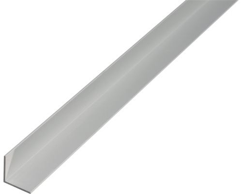 Cornier aluminiu Alberts 40x40x2 mm, lungime 1m Profil unghiular din plastic