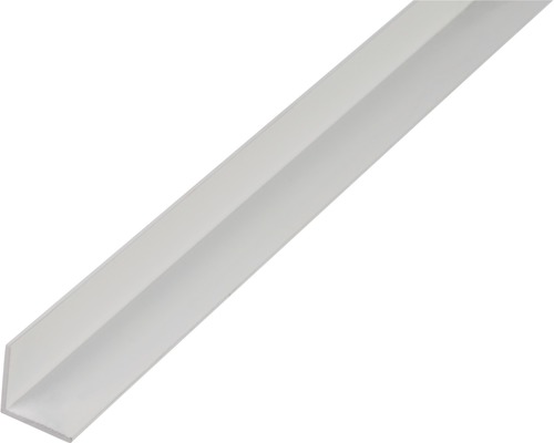 Cornier aluminiu Alberts 50x50x3 mm, lungime 2,6m, alb