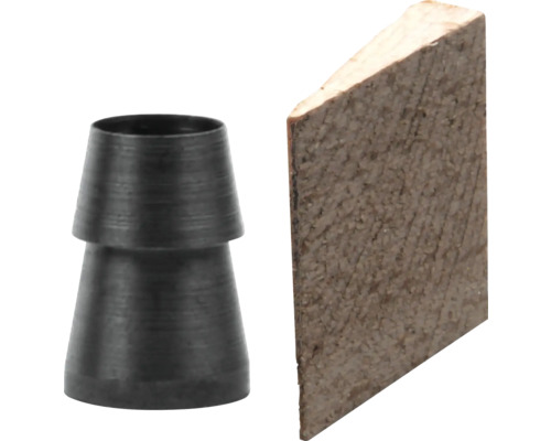 Set pene de fixare pentru cozi de ciocan & secure & topor Ø18mm + 45mm, 2 piese Unealtă metalică pentru ocheți lângă o bucată de lemn