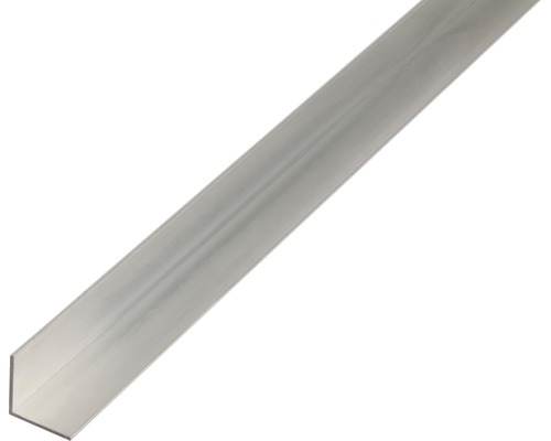 Cornier aluminiu Alberts 40x40x2 mm, lungime 2,6m, argintiu, eloxat