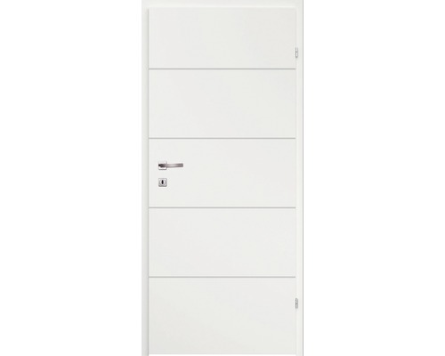 Foaie de ușă Classen albă Linea 1.1 MDF 203,5x64,4 cm dreapta Foaie de ușă Classen albă Linea 1.1 MDF 203,5x64,4 cm dreapta